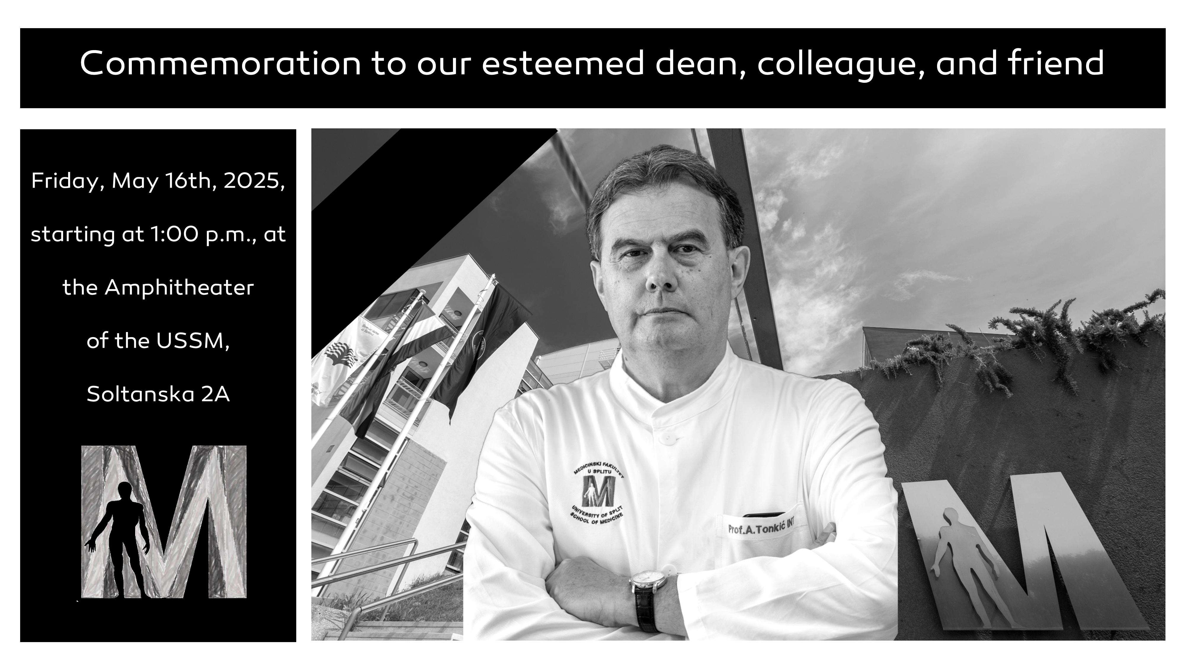 Commemoration to our esteemed dean, colleague, and friend